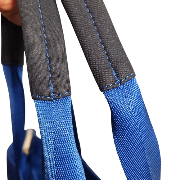 Tory Burch Blue Macaw Nylon Quilted Tote NWT - Picture 11 of 11